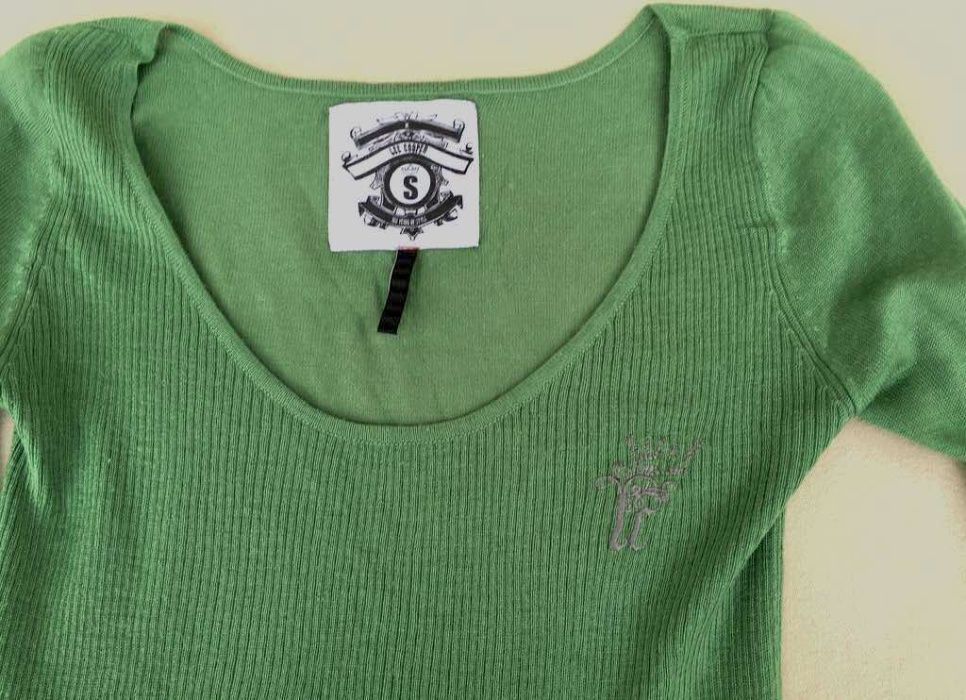 Lee Cooper Bluza Fashion/Chic Dama Verde Smarald USA Oferta 1+1