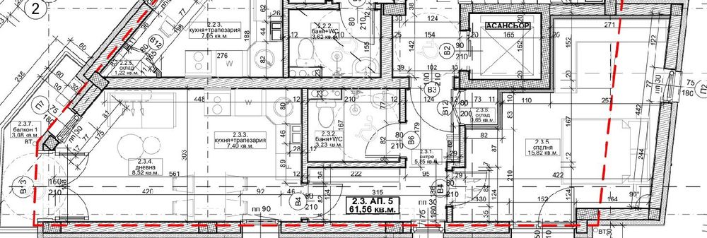 2-стаен в Бургас, област-гр.Созопол площ 70 цена 91000