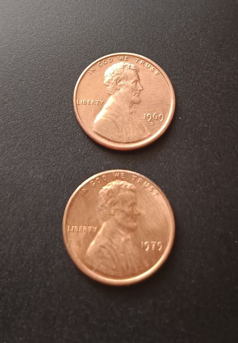 One  Cent 1969г-1979 г-USA!!!