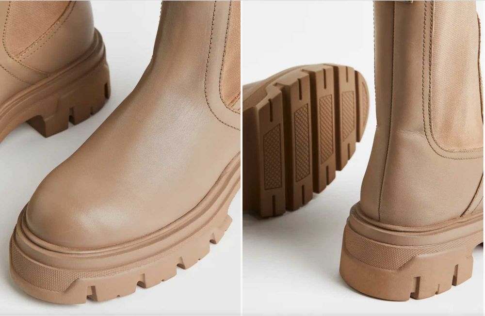 Новые кожаные ботинки челси H&M, размер 41,5-42