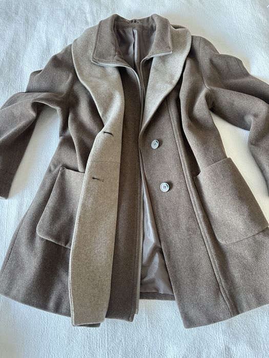 Palton lână XL dubla inchidere