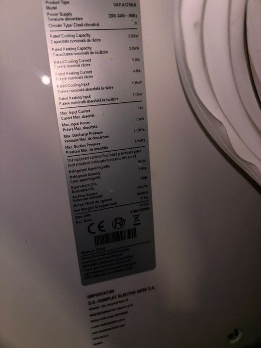 De vanzare Ac Vortex