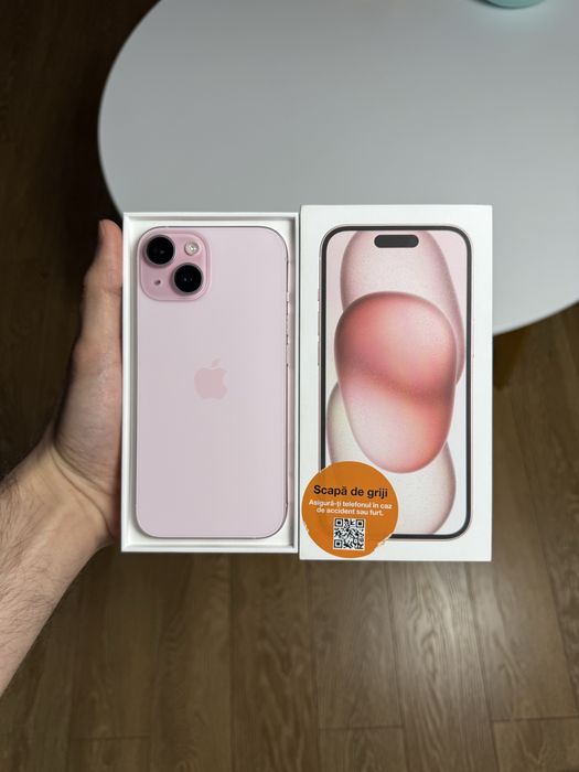 iPhone 15 Pink 128gb Impecabil
