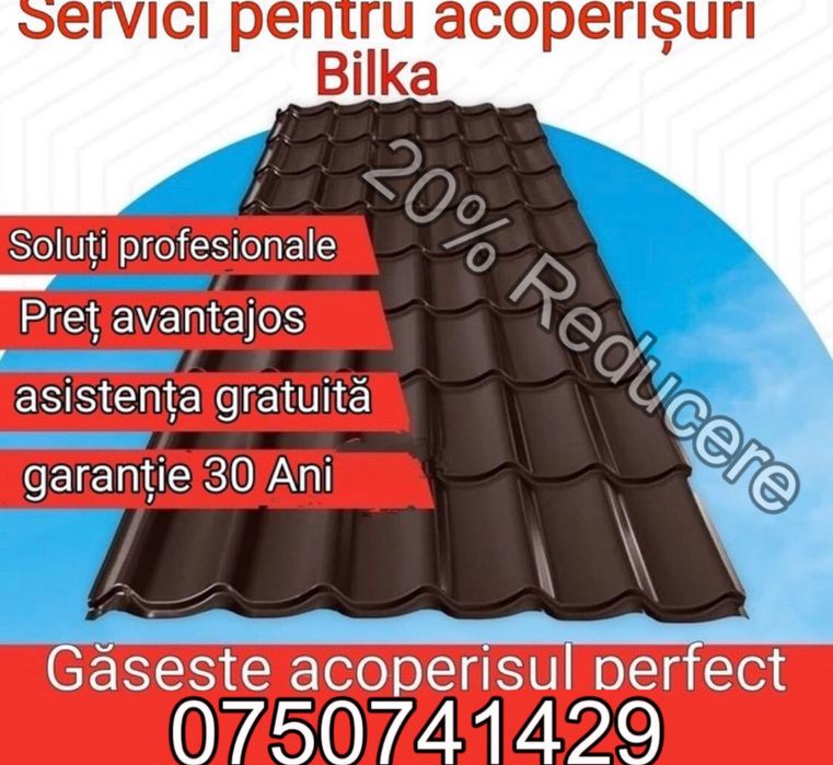 Tigla Metalica 25% Reducere