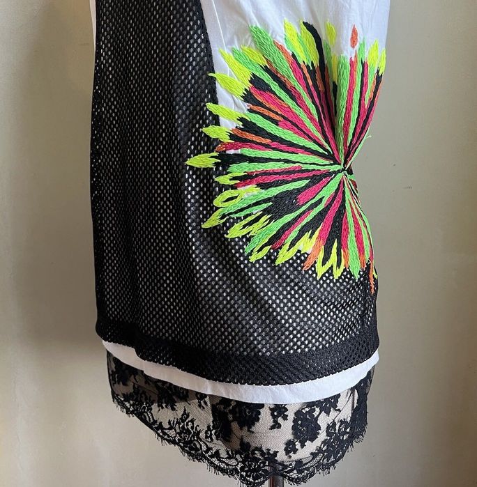 DSQUARED² white mesh