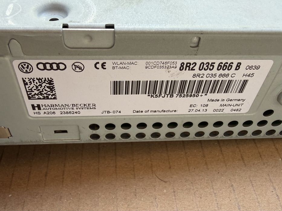 Magazie CD / Display / Tastatura Audi A4 B8 / A5