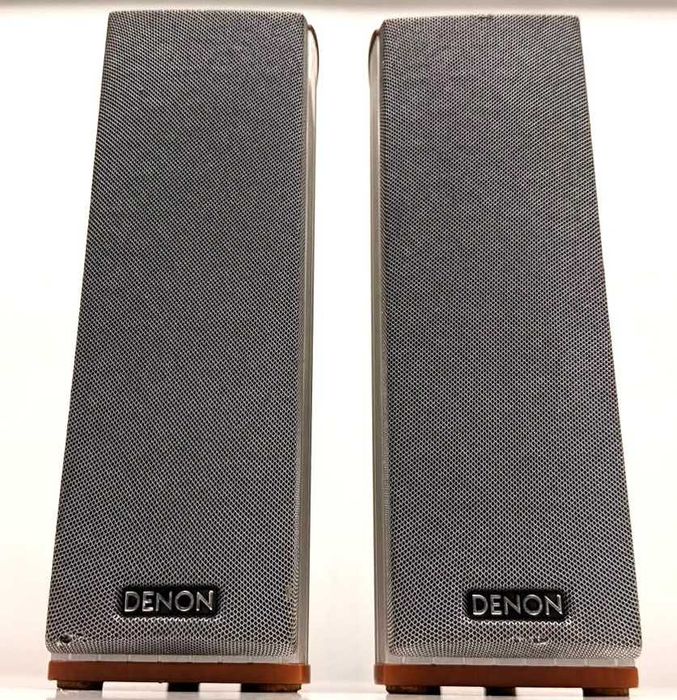 Boxe Sateliti Denon SC-A3L Aluminiu Lemn Masiv Conectori Auriti 100W