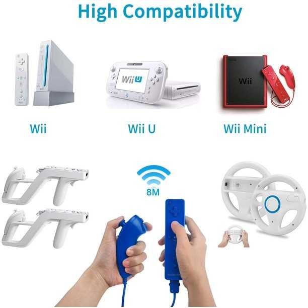 Контролери комплект за Nintendo Wii Remote и Nunchuck Controller