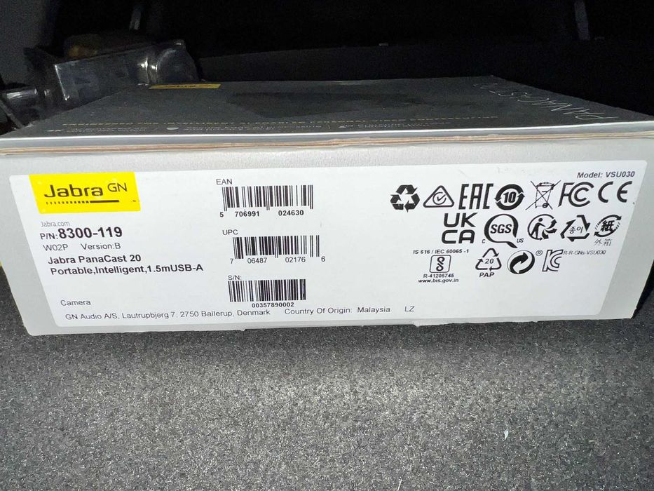 Camera web videoconferinta JABRA PanaCast 20, 4K Ultra HD , VideoChat