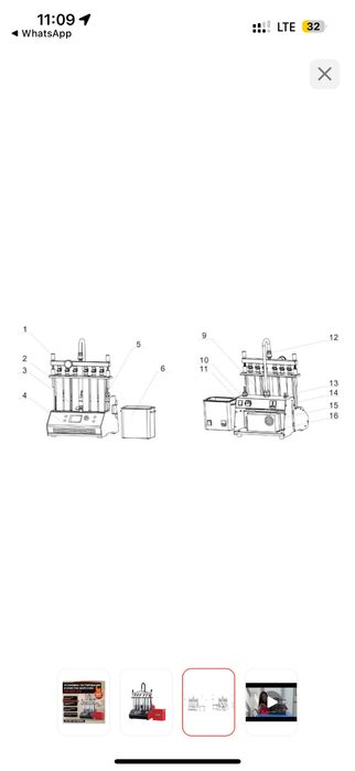 Аппарат для чистки форсунки