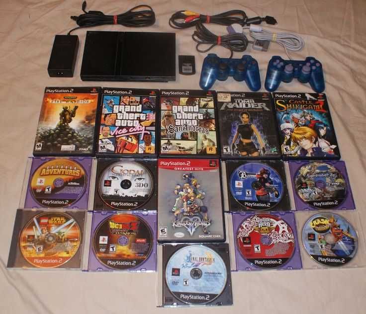 продам приставку PS 2  +игры 15шт на флешке