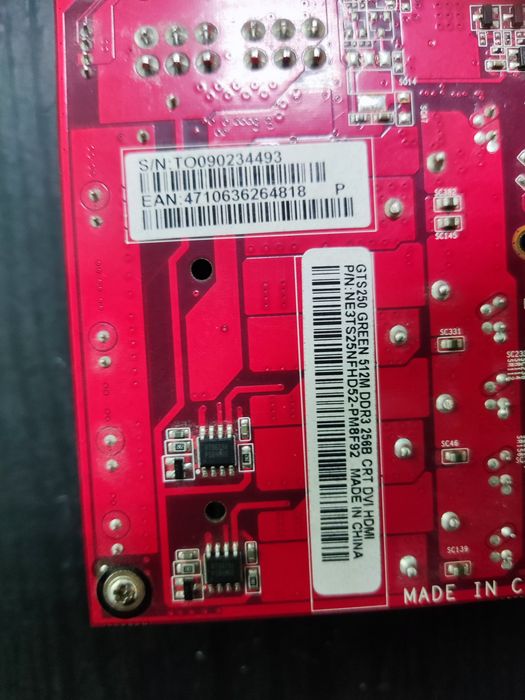 Продам видеокарту Palit GTS 250 Green  512 mb
