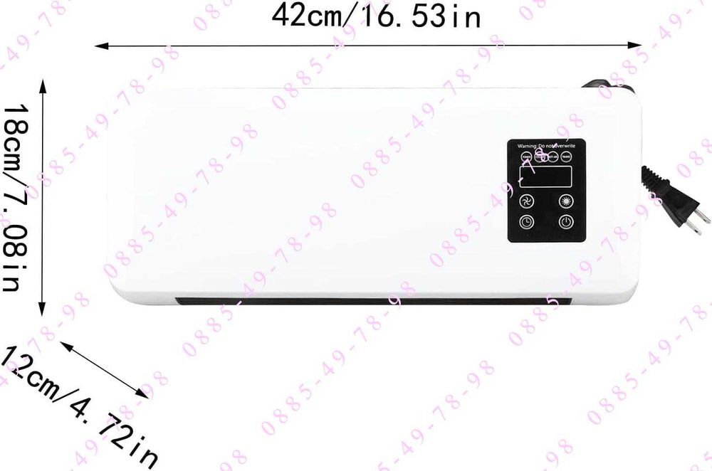 Стенен преносим,мобилен климатик за топло и студено с дистанционно