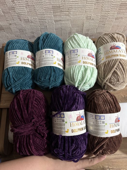 Плюшевая пряжа гималая