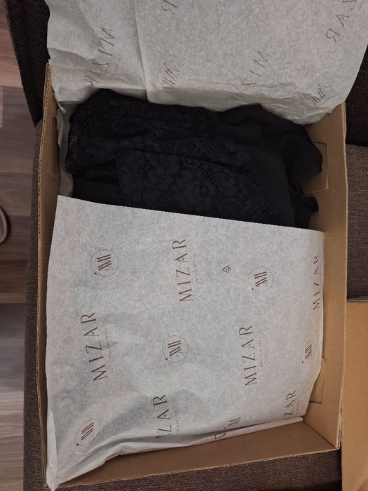 Rochie ocazie neagra, model retro, Mizar.