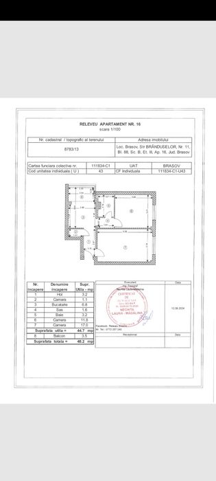 Apartament decomandat 2 camere