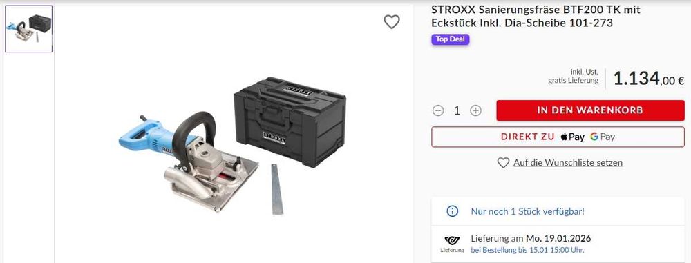 Stroxx BTF 200 - Машина за подрязване на рамки на врати и прозорци