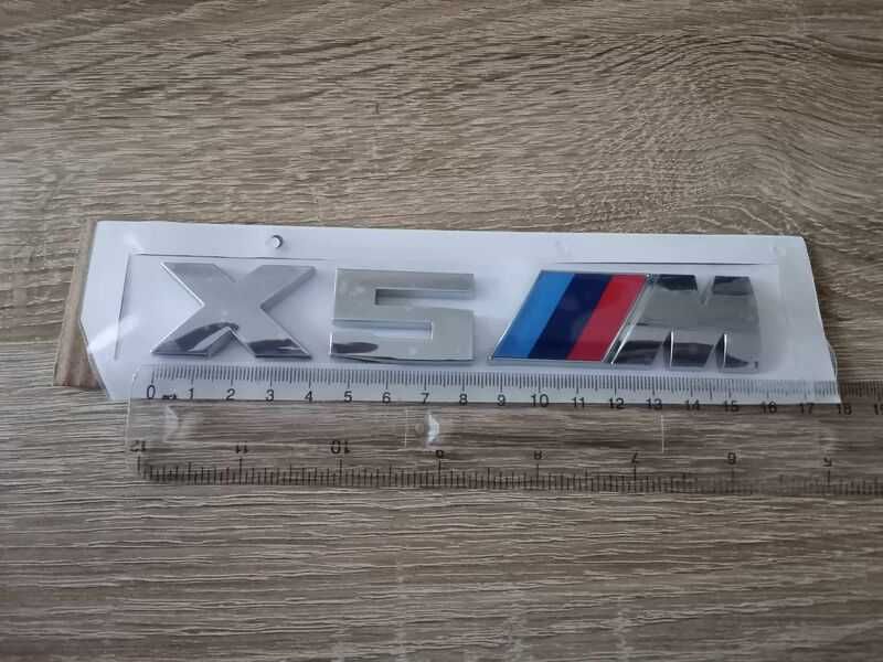 BMW X5M сребриста емблема лого