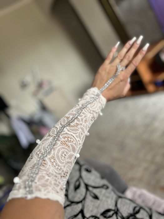 Перчатки свадебные для свадьбы