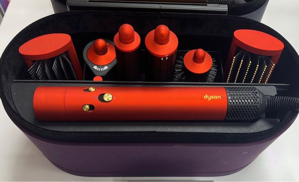 Dyson airwrap complete long orange red фен дайсон new 2023 model