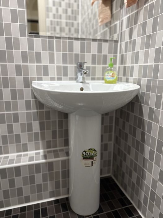 Раковина, тюльпан с краном