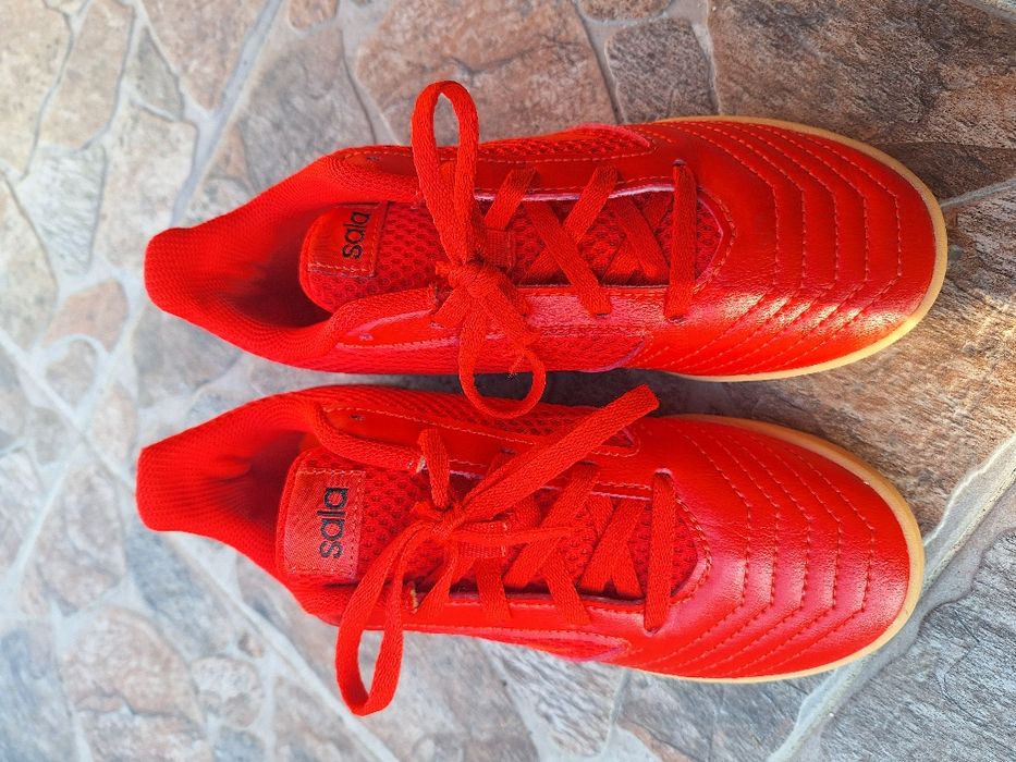 Футболни обувки маратонки за футбол PREDATOR TANGO 4 PE19, ЧЕРВЕНИ