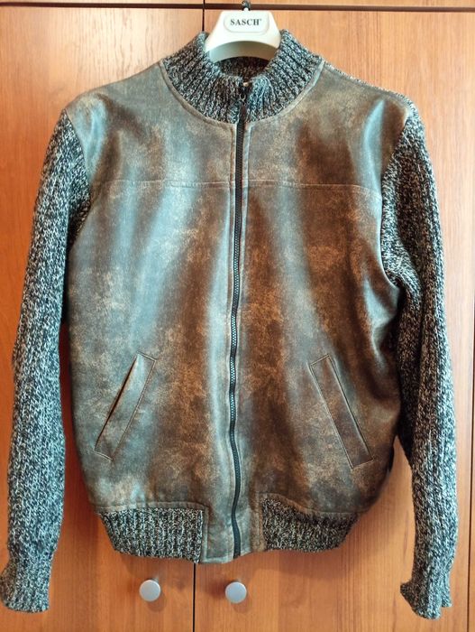 Яке еко кожа и плетено (М).