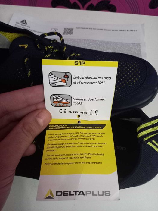 Pantofi de protectie 45 Sport, Bocanci constructii bombeu metalic NOI