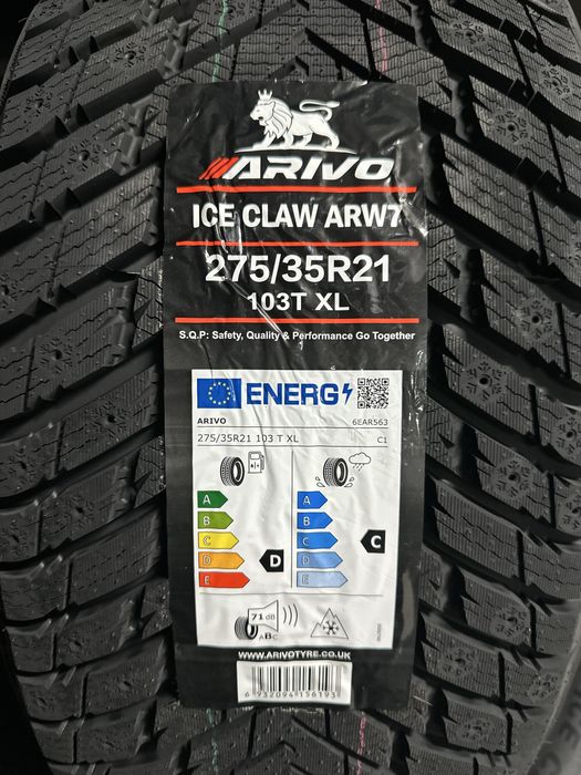 Нови зимни гуми ARIVO ARW7 275/35R21 103T XL НОВ DOT БОРД 2753521