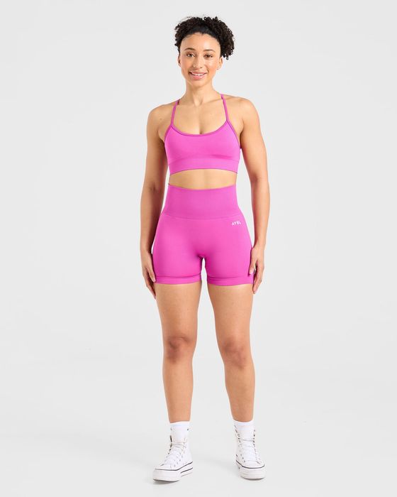 Nou! Colanti AYBL Empower Seamless Shorts - Magenta - Size S