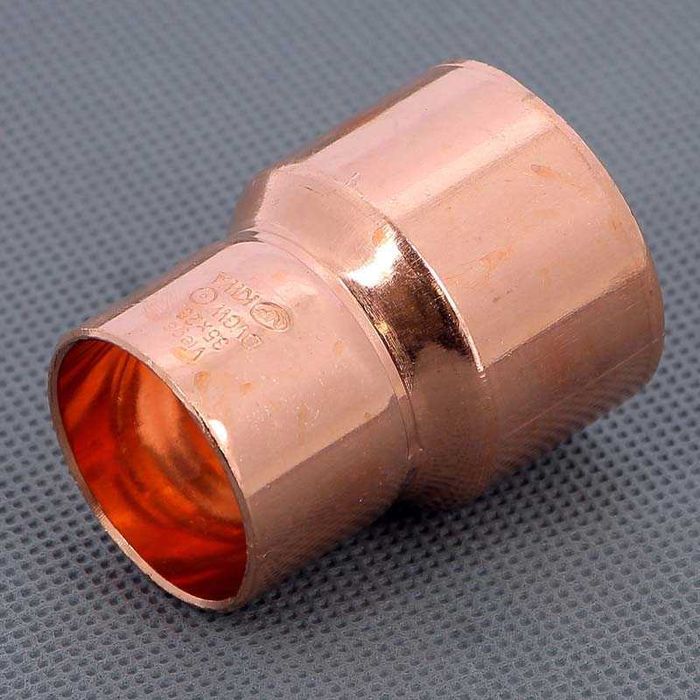 Переход медный, Размер: 1/2, внутренняя пайка, внутренняя резьба