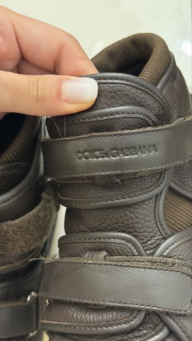 Dolce Gabbana Кожаные кеды оригинал