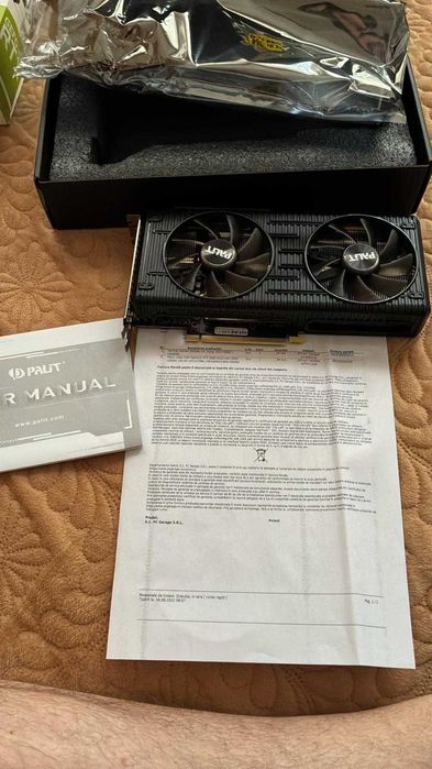 Placa video Palit GeForce RTX 3060 Dual LHR 12GB GDDR6 192-bit