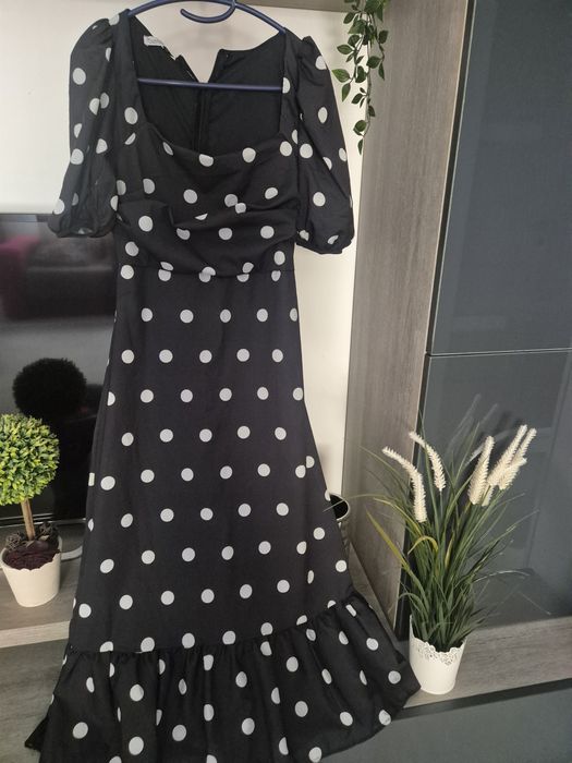 NOUA Rochie buline, volan, mar S M