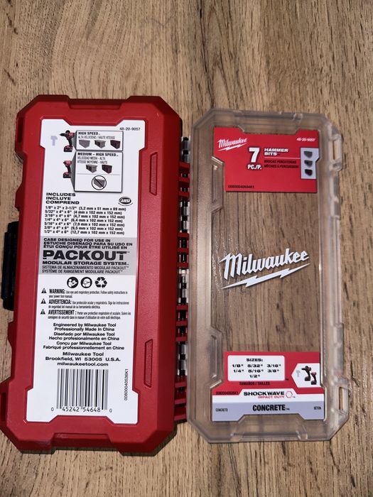 Milwaukee свёрла