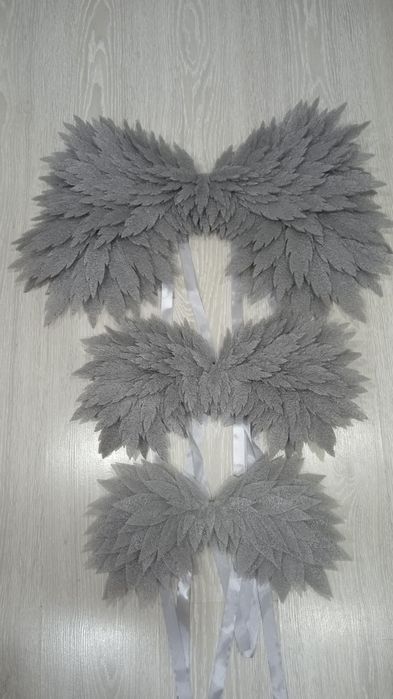 Крылья Ангела белые, черные, серые, жёлтые