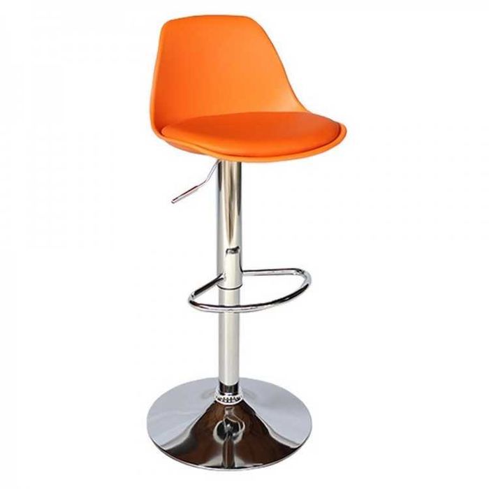 Бар стол 18 еко кожа, PVC и хром