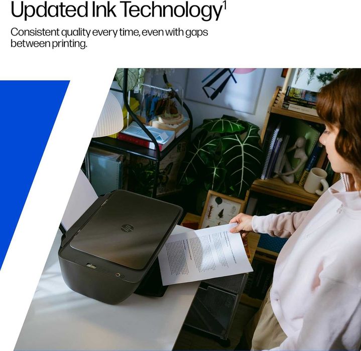 Многофункционален принтер HP DeskJet 2910, безжичен, цветен