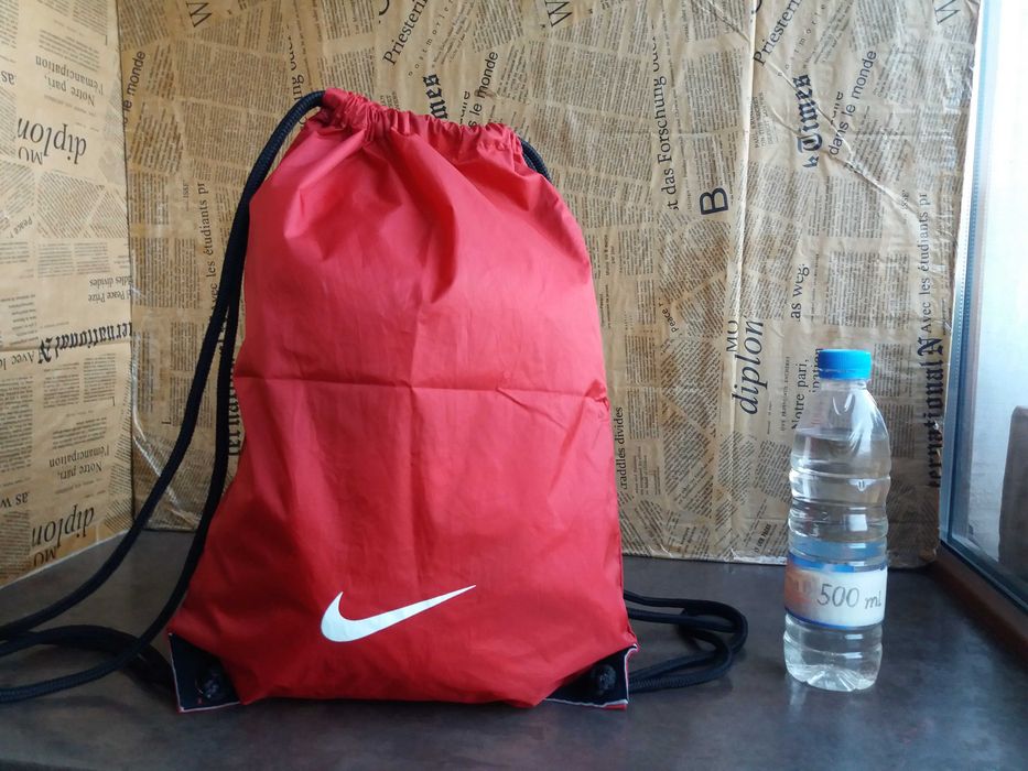 мешка,раница Nike-червена торба,текстилна чанта,найк