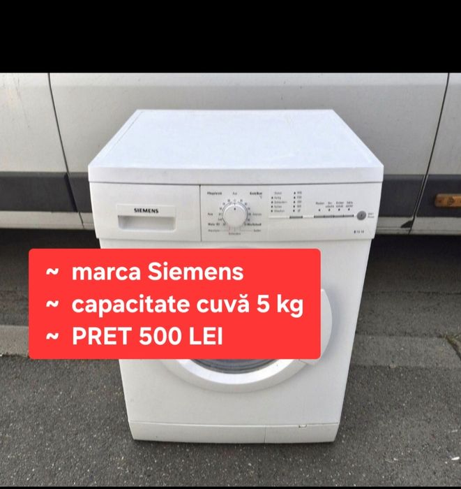 Masini de spalat rufe automate import Germania.  Wa plus 62200