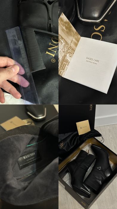 Кожаные сапоги Basconi 36 р.