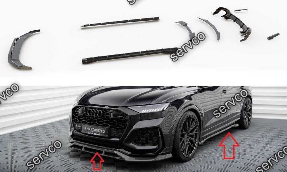 Pachet Set Body kit tuning Carbon Audi RSQ8 Mk1 2019- Maxton Design v9