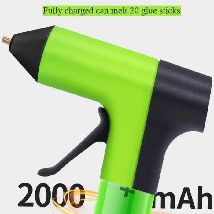 Безжичен Поялник за силикон Пистолет за топъл силикон USB зареждане