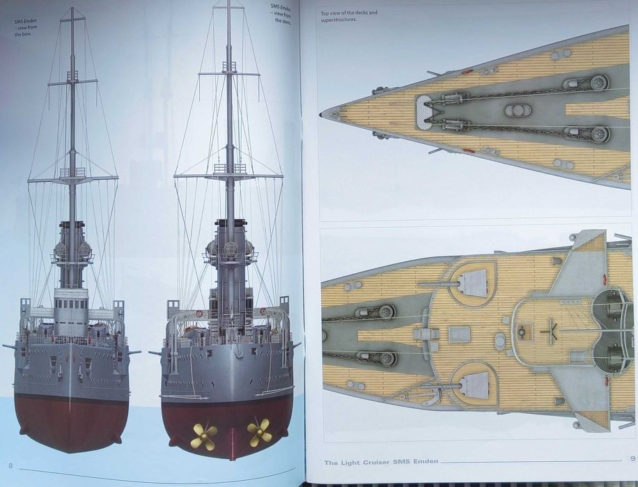 Carte Kagero The Light Cruiser SMS Emden