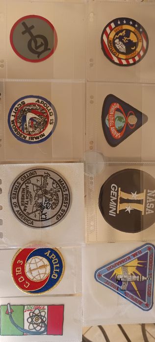 Colecție 9 patch-uri NASA