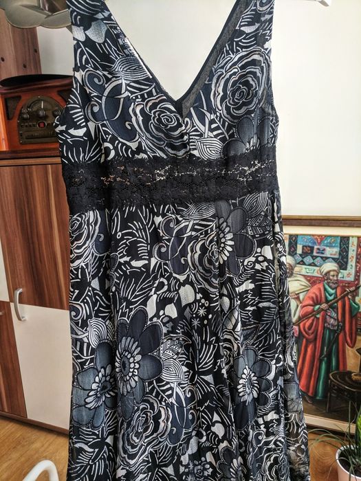 Рокля 100% коприна