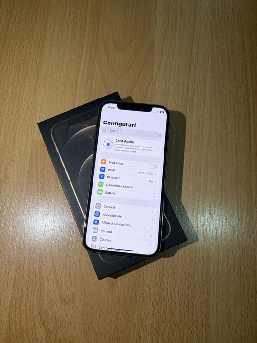 iPhone 12 Pro Gold 5G Impecabil 128 GB, Liber De Retea, 11,16,17 Pro