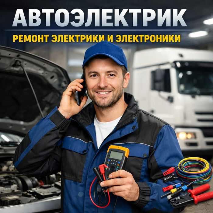 Автоэлектрик На Выезд Грузовые Фура Тракторы КамАЗ Легковые .