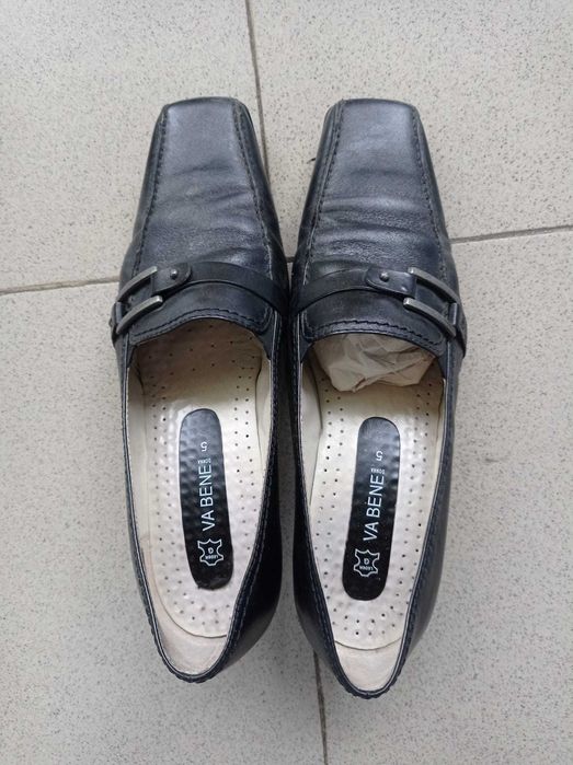 Бизнес кожени обувки Va Bene, 38 номер, аз нося 39.