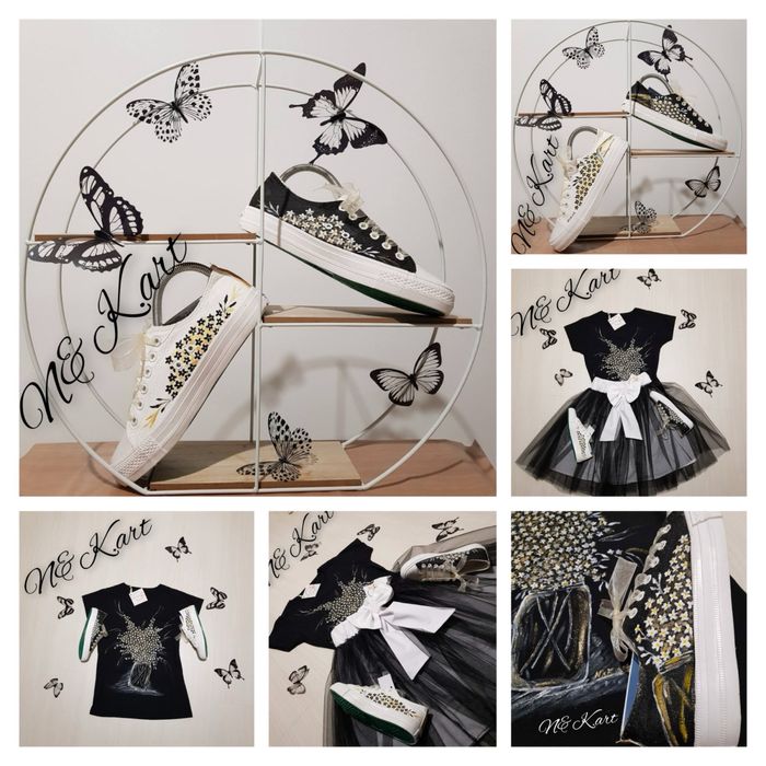 Ръчно рисувани тениски и кецове